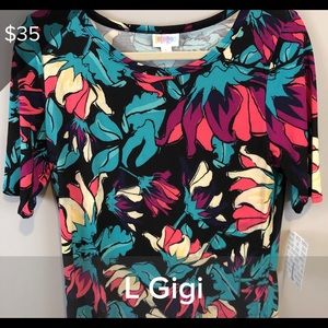 LuLaRoe Gigi Shirt L